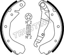 Комплект тормозных колодок TRUSTING 073.162