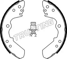 Комплект тормозных колодок TRUSTING 073.168