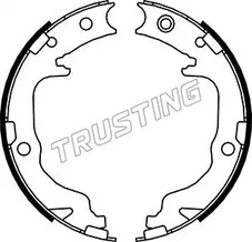 Комплект тормозных колодок стояночная тормозной системы TRUSTING 088.237