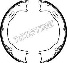 Комплект тормозных колодок стояночная тормозной системы TRUSTING 088.239