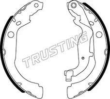 Комплект тормозных колодок TRUSTING 088.244