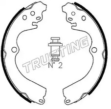 Комплект тормозных колодок TRUSTING 110.332