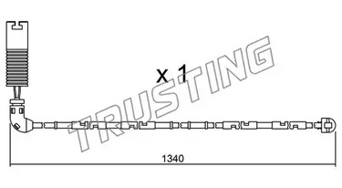 Сигнализатор износа тормозных колодок TRUSTING SU.113