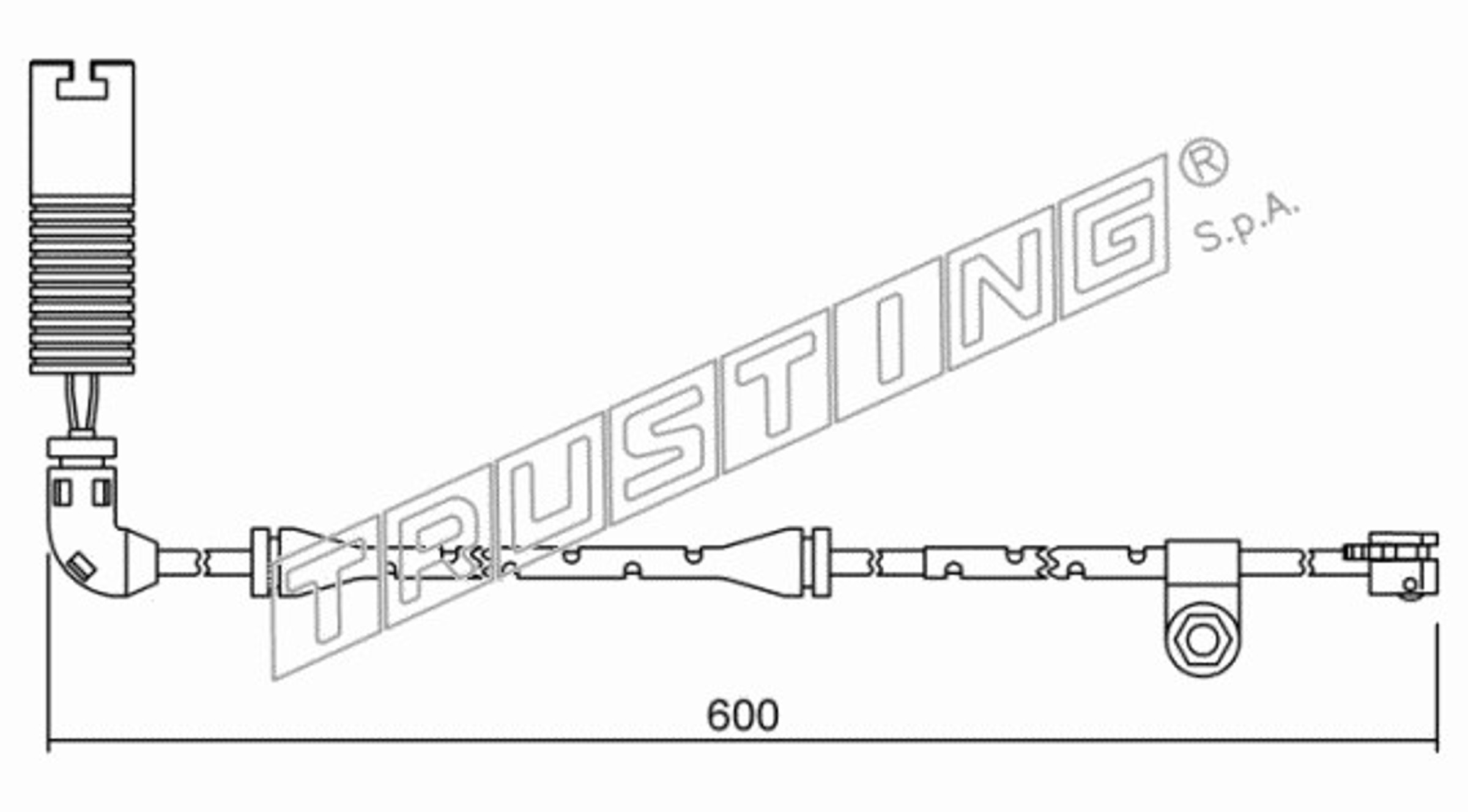 Датчик износа тормозных колодок TRUSTING SU.112