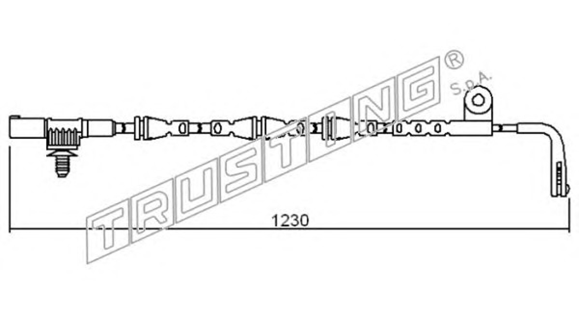 Датчик износа тормозных колодок TRUSTING SU.255