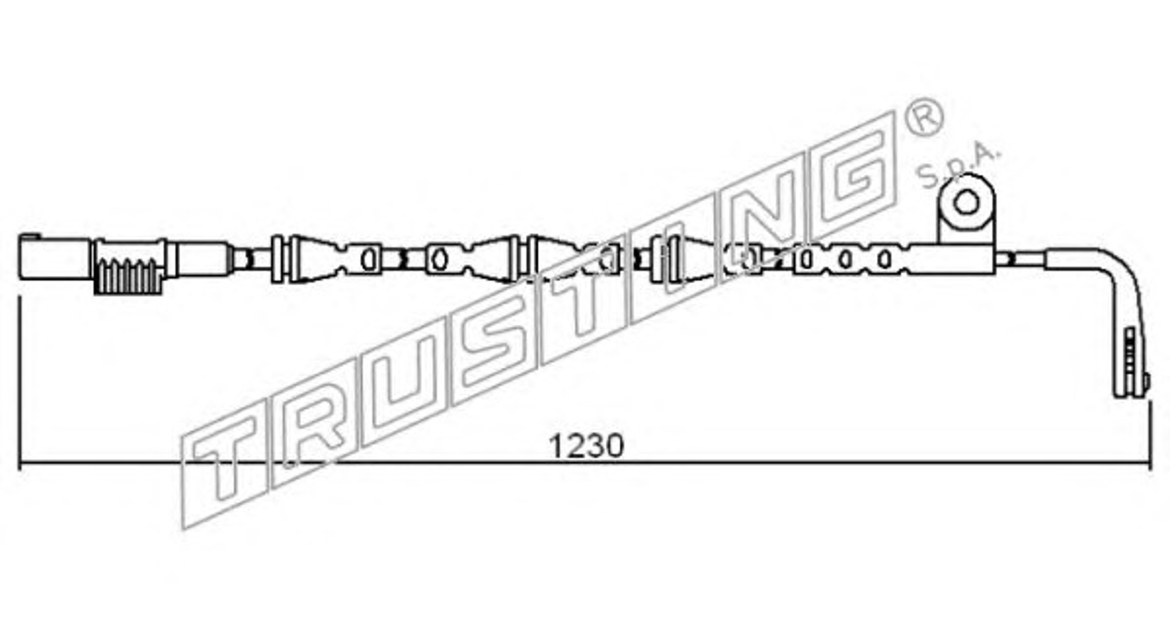 Датчик износа тормозных колодок TRUSTING SU.257