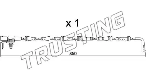 Датчик износа тормозных колодок TRUSTING SU.352