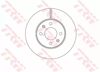 Тормозные диски TRW DF6794