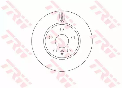 Тормозные диски TRW DF6819