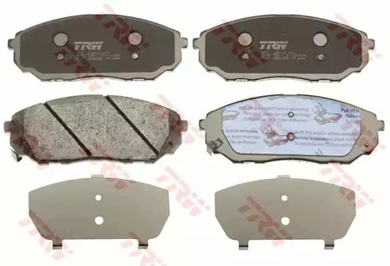 Комплект тормозных колодок дискового тормоз TRW GDB3452