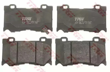 Комплект тормозных колодок дискового тормоза TRW GDB3505