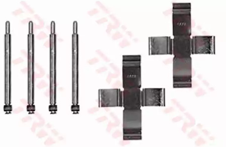 Комплектующие колодки дискового тормоза TRW PFK113