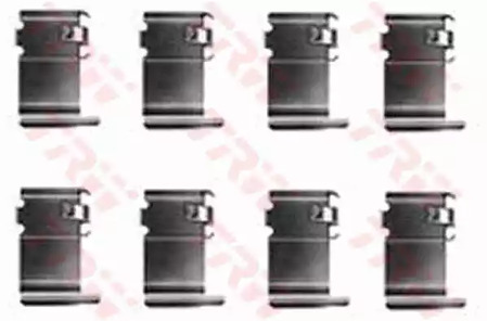 Комплектующие колодки дискового тормоза TRW PFK337