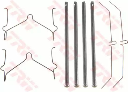 Комплектующие колодки дискового тормоза TRW PFK549
