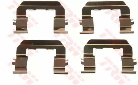 Комплектующие колодки дискового тормоза TRW PFK566