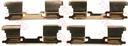 Комплектующие колодки дискового тормоза TRW PFK599