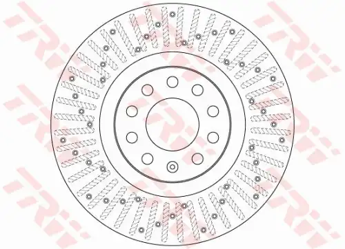 Тормозные диски TRW DF6189S