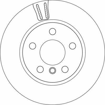 Brake disc TRW DF6715
