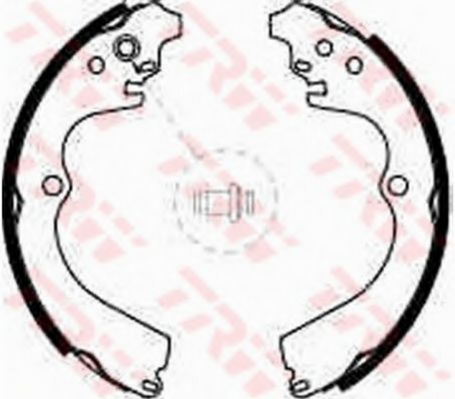 Тормозные колодки задние (барабанные) TRW GS8584