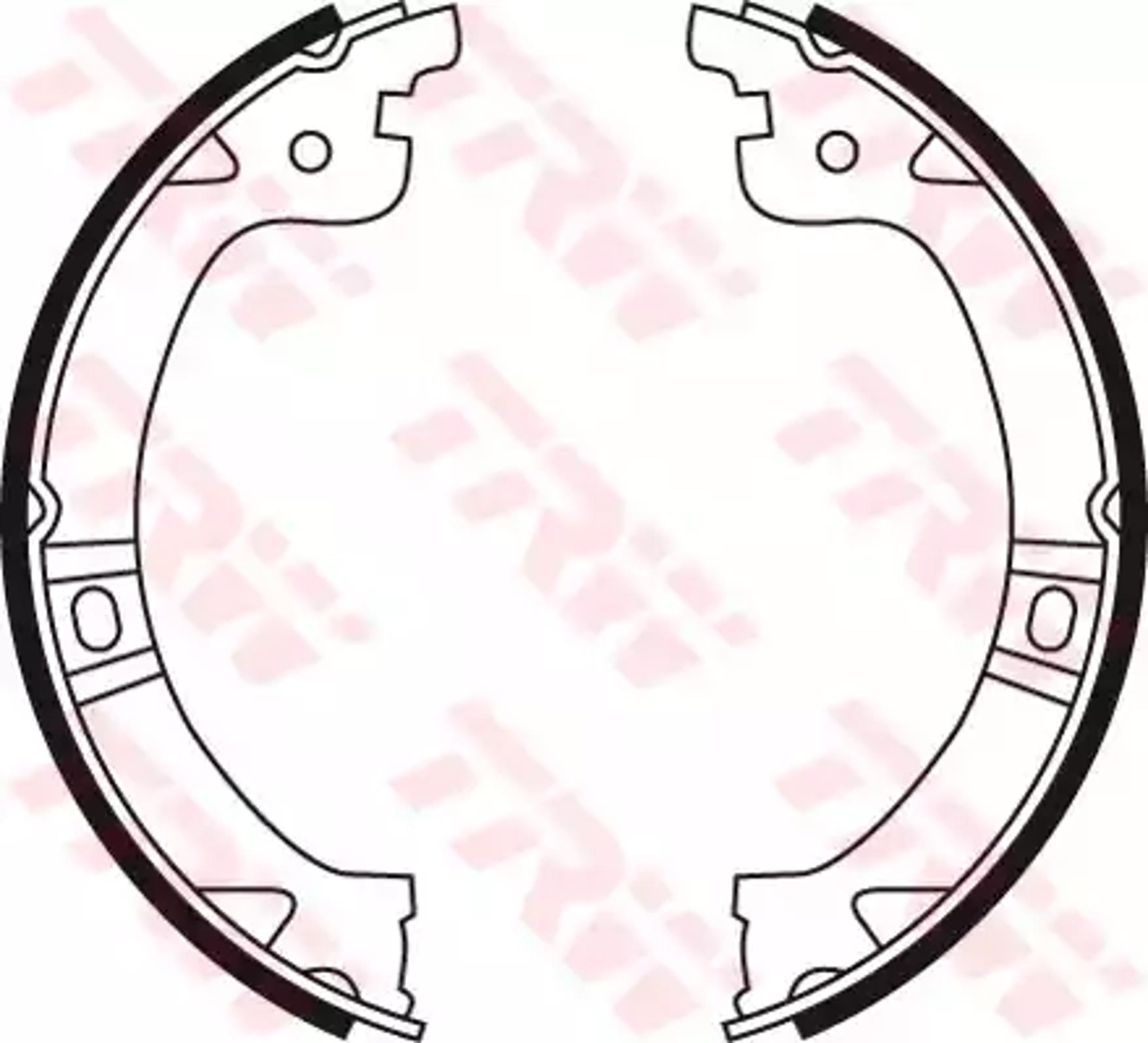 Колодки тормозные барабанные TRW GS8759
