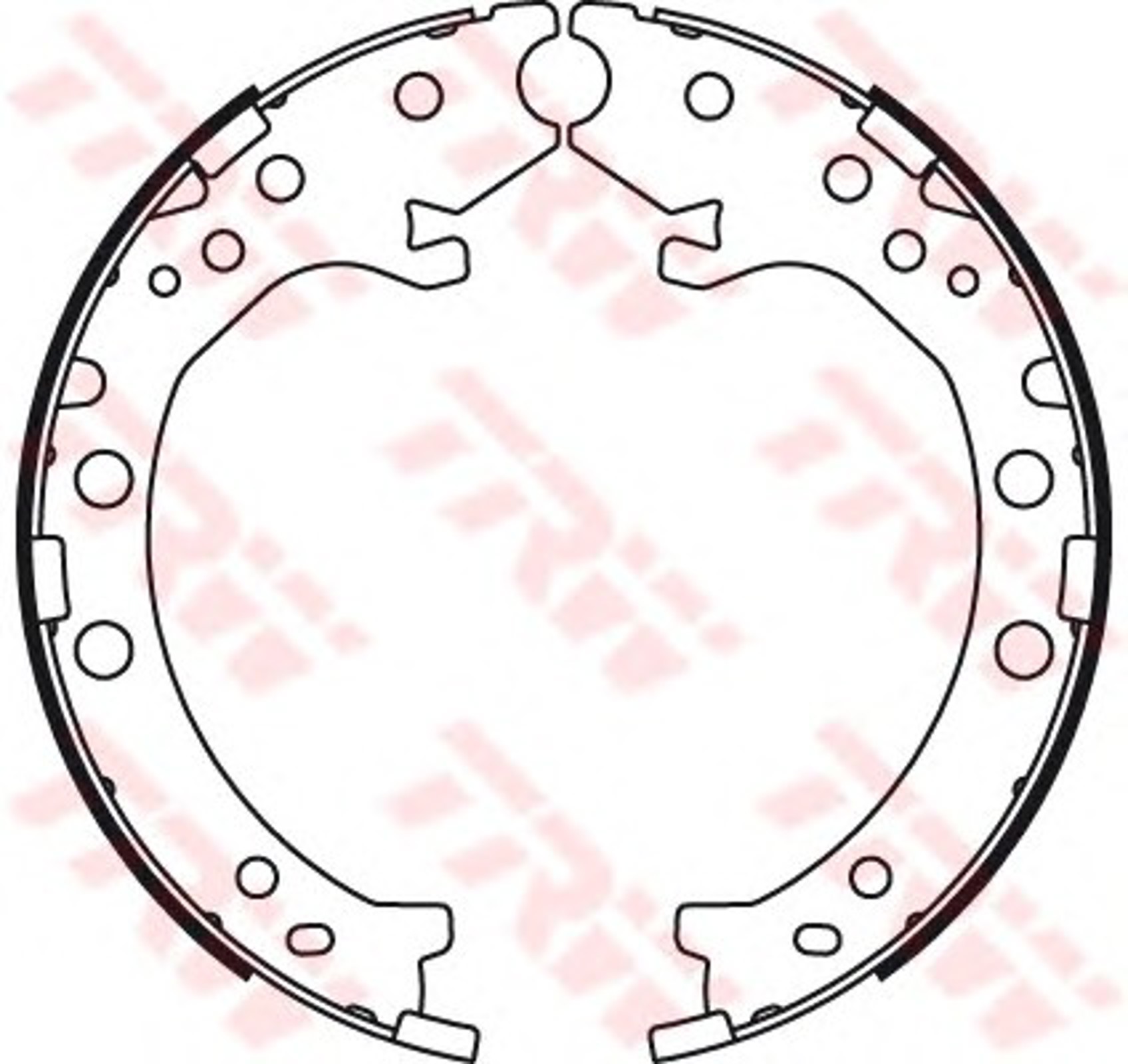 Колодки тормозные барабанные TRW GS8789