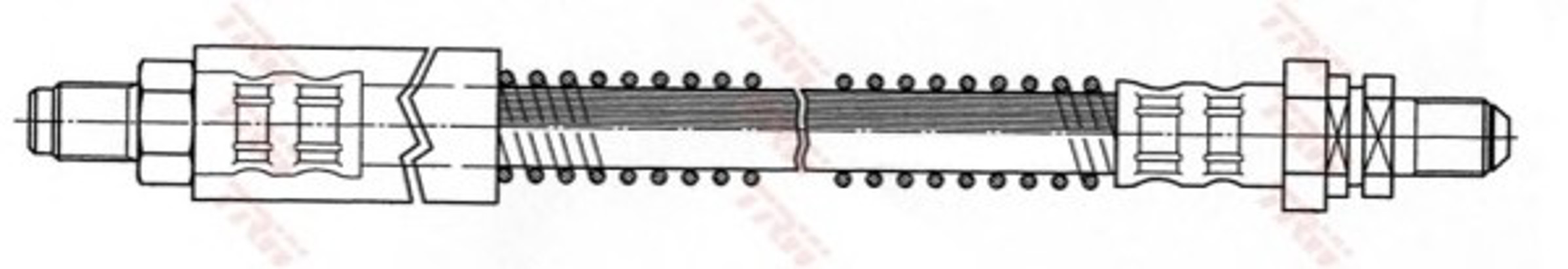 Шланг тормозной TRW PHC295