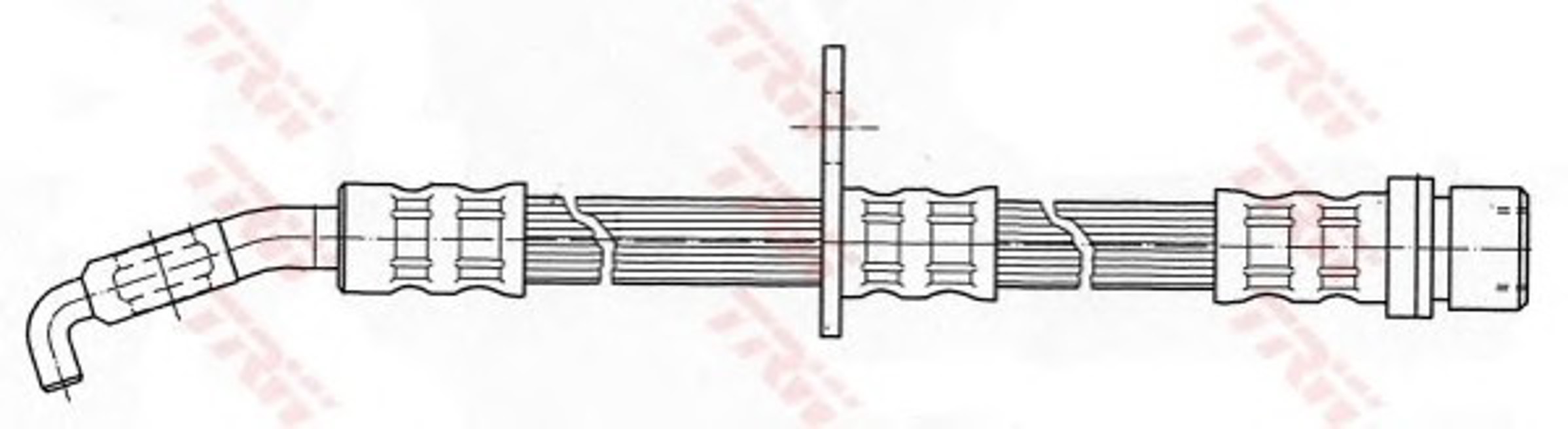 Шланг тормозной TRW PHD411