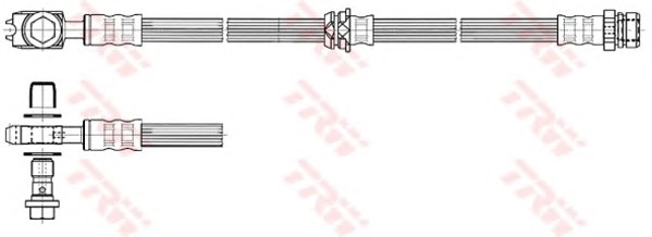 Тормозной шланг TRW PHD560