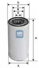 Масляный фильтр UFI 23.303.00