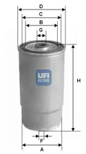 Топливный фильтр UFI 24.012.00