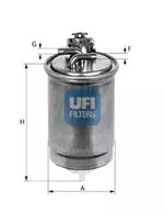 Топливный фильтр UFI 24.391.00