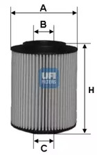 Масляный фильтр UFI 25.027.00