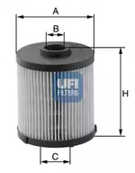 Топливный фильтр UFI 26.021.00