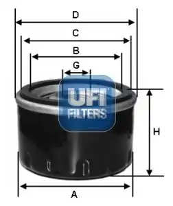 Масляный фильтр UFI 23.519.00