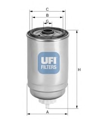 Фильтр топливный UFI 24.414.00