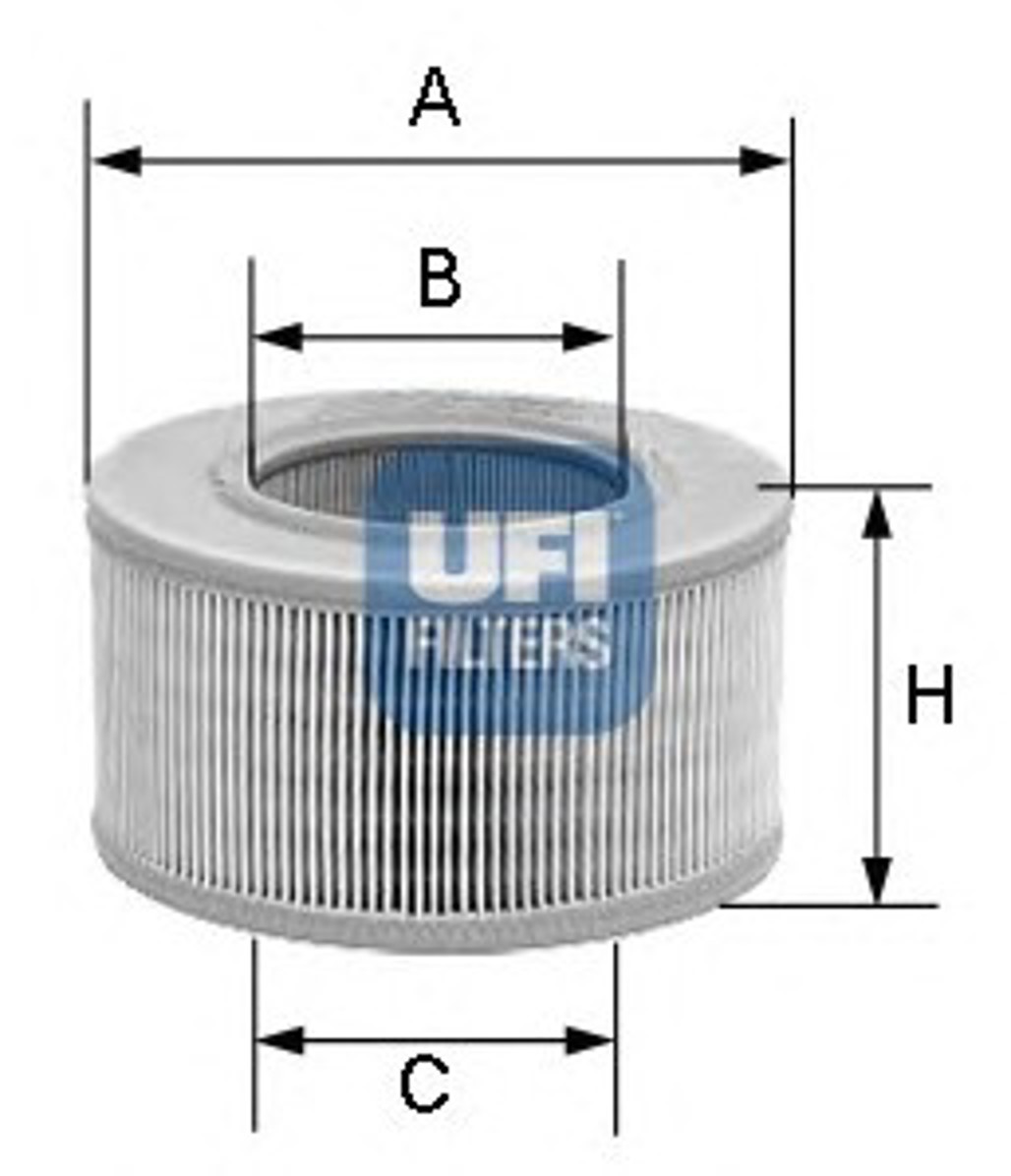 Фильтр воздушный UFI 30.879.01