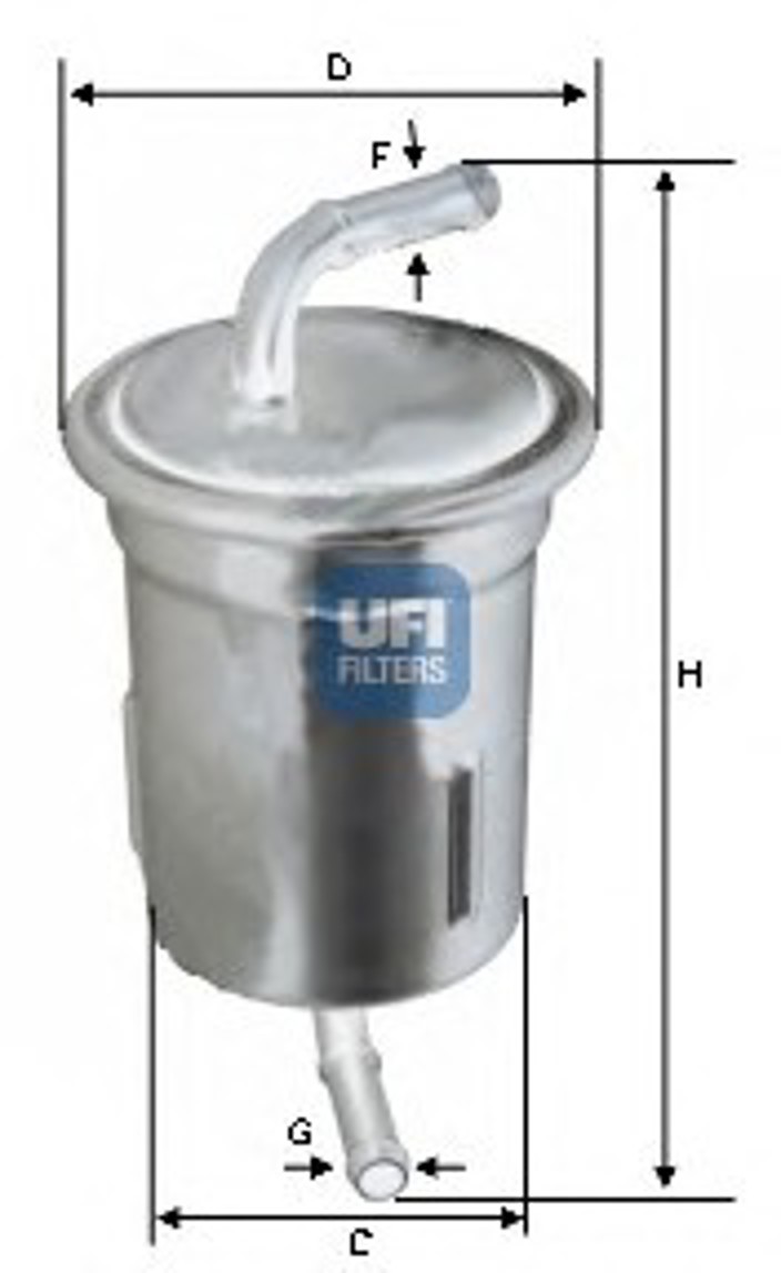 Фильтр топливный UFI 31.692.00
