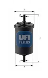 Топливный фильтр UFI 31.948.00