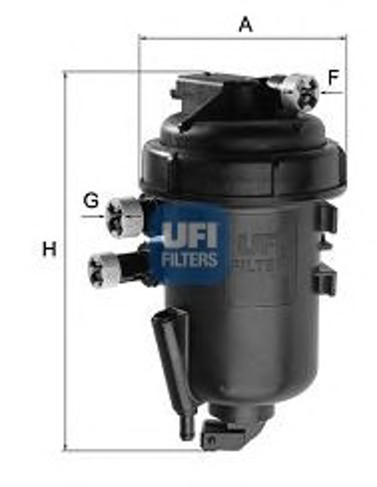 Фильтр топливный UFI 55.139.00