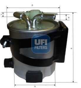 Топливный фильтр UFI 5543000