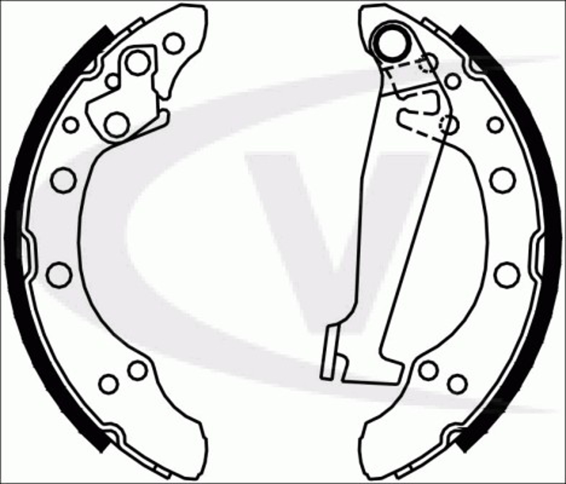 Комплект тормозных колодок VAICO V10-0450