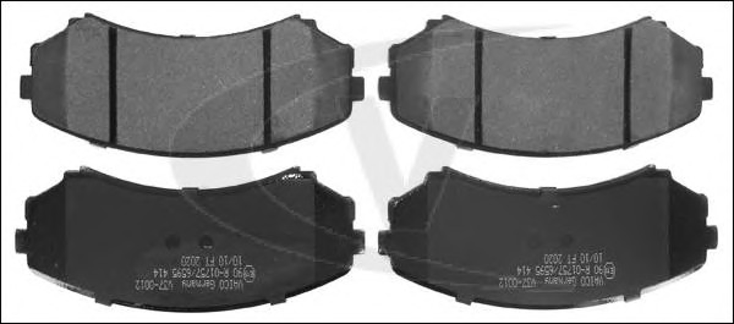 Комплект тормозных колодок дисковый тормоз VAICO V37-0012