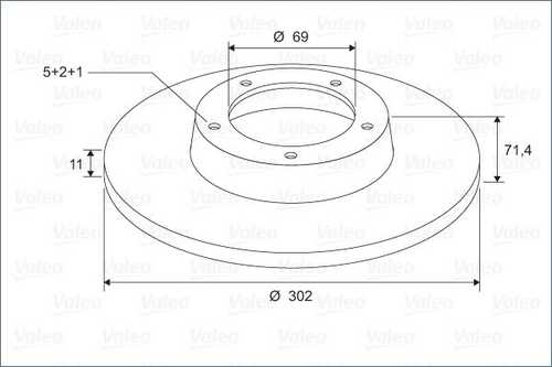 Тормозные диски VALEO 297609