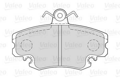 Комплект тормозных колодок дискового тормоза VALEO 301002