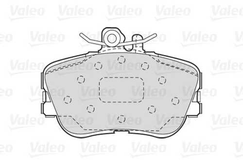Колодки торм пер VALEO 301013