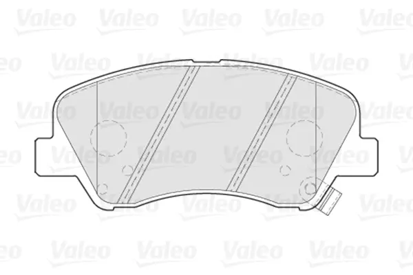 Комплект тормозных колодок дискового тормоз first VALEO 301021