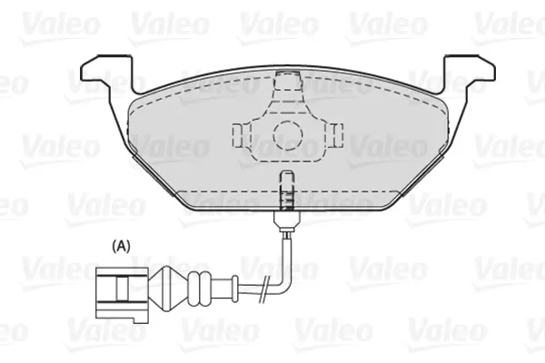 Комплект тормозных колодок дискового тормоз first VALEO 301332