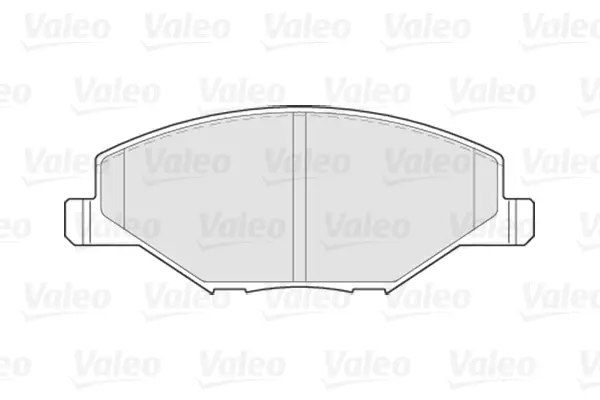 Комплект тормозных колодок дискового тормоз first VALEO 301354