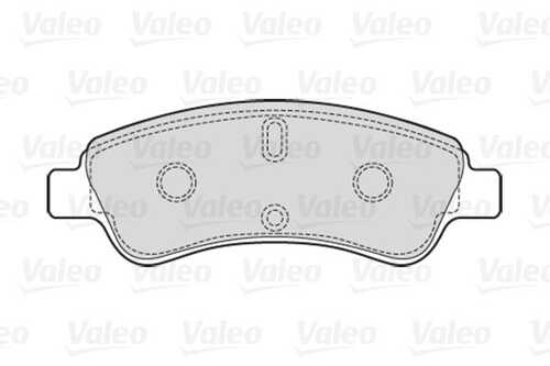Комплект тормозных колодок дискового тормоза VALEO 301464