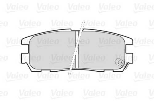 Комплект тормозных колодок дискового тормоза VALEO 301507